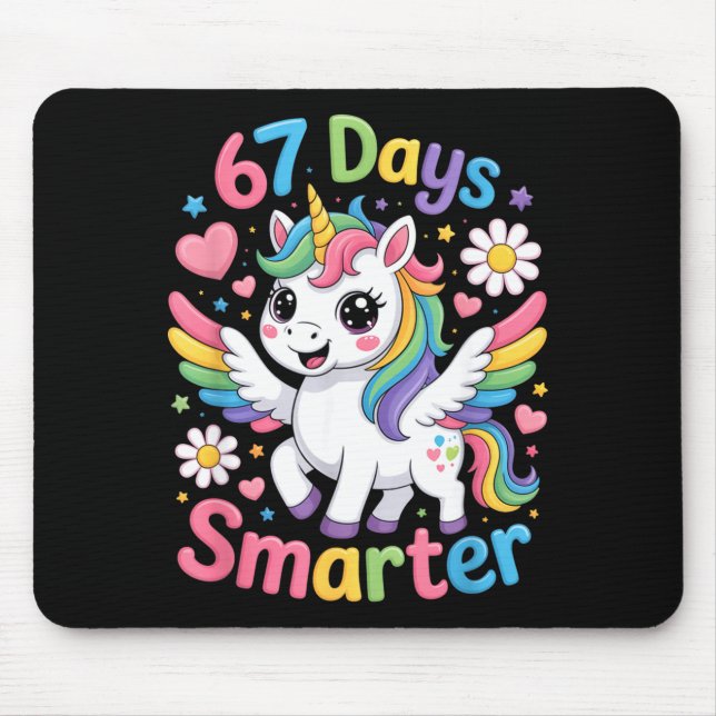 67th Day Of School 67 Days Smarter Unicorn Teacher Musmatta (Framsidan)