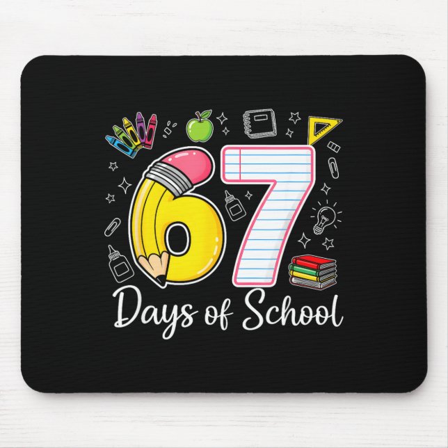 67th Day Of School 67 Six Seven Math Teacher Kids  Musmatta (Framsidan)