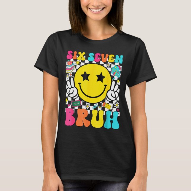 67th Day Of School Shirt 67 Days Smarter Smile Fac T Shirt (Framsida)