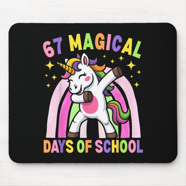 67th Day Of School Unicorn 67 Magical Days Teacher Musmatta (Framsidan)