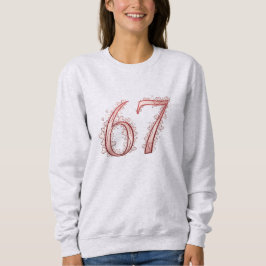 67th Romantic Heart Number Valentine's T Shirt