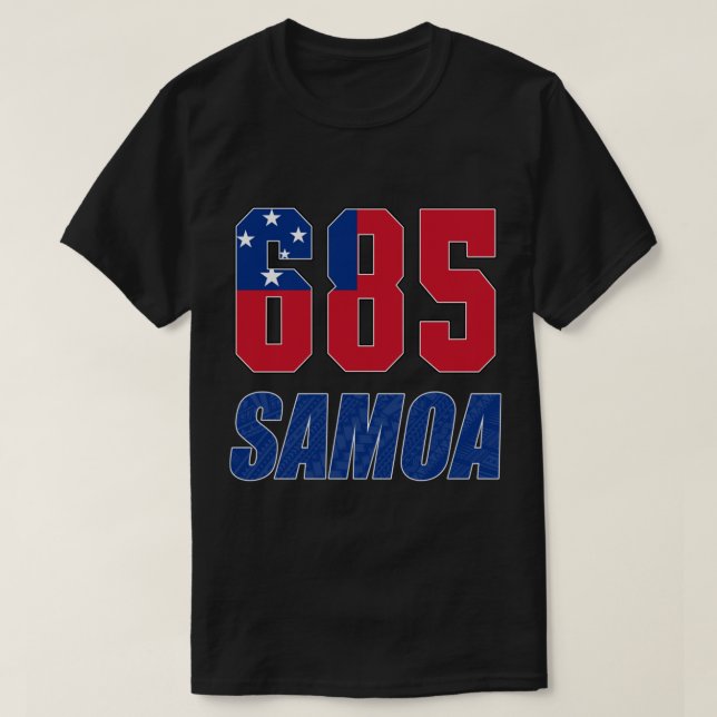 685 Konstruktionskonstruktion för Samoa T Shirt (Design framsida)