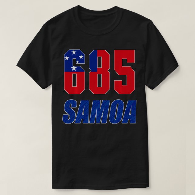685 Konstruktionskonstruktion för Samoa T Shirt (Design framsida)