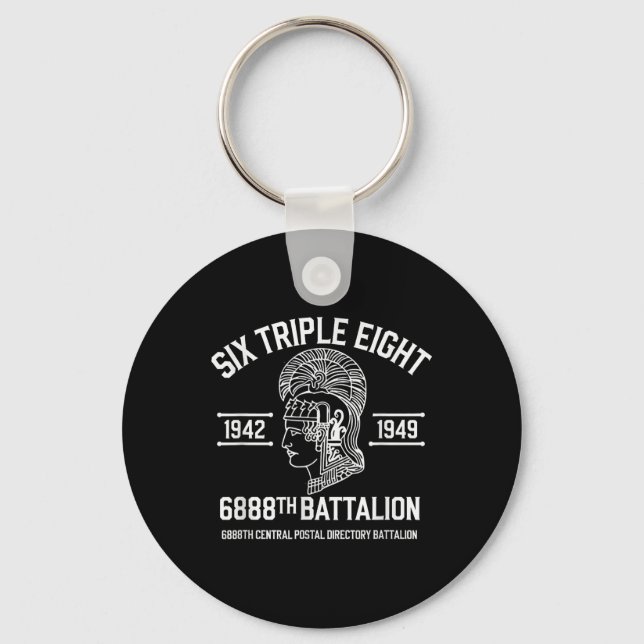 6888th Central Postal Directory-bataljon 6 Triple Nyckelring (Framsida)