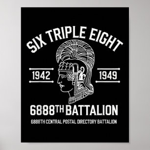6888th Central Postal Directory-bataljon 6 Triple Poster