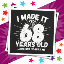 68 år gammalt Sarkastic Meme Funny 68:e födelsedag