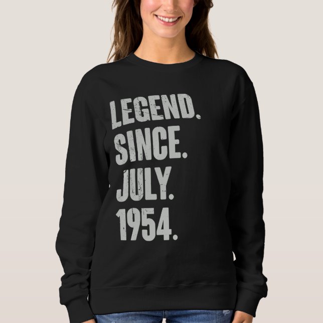68 års ålder 68:e födelsedagslängd sedan juli 1954 t shirt (Framsida)