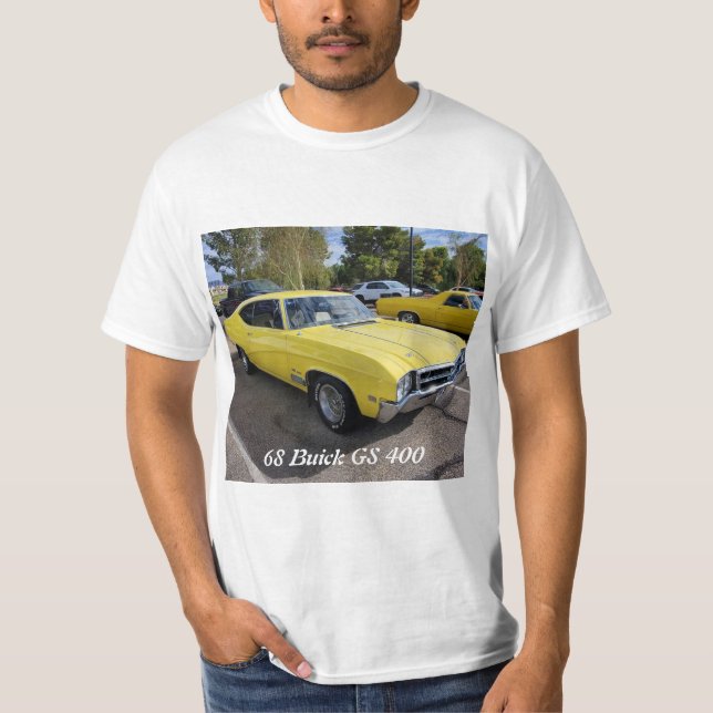68 Buick GS 400 Vattenflaska av rostfritt stål T Shirt (Framsida)