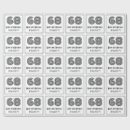 68:e födelsedagen: Art Deco Inspired Stil "68" + N Presentpapper