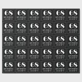 68:e födelsedagen - Art Deco Inspired Titta "68",  Presentpapper