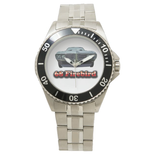 68 Firebird Classic Stainless Steel Watch Armbandsur (Framsida)