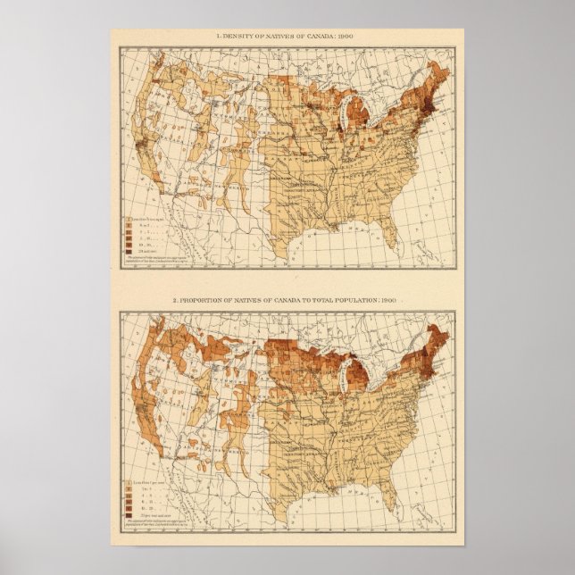 68 Natives Kanada 1900 Poster (Framsidan)