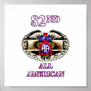 68 W 82:a Airborne Division Poster