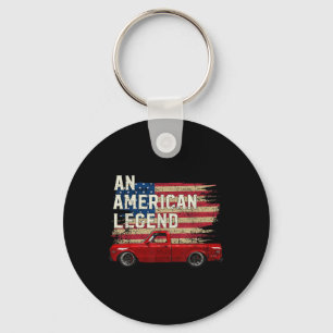 69 1969 1970 70 C10 Lastbil Amerikansk Flagga Lege Nyckelring