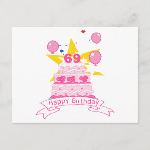 69 Ålderskaka Vykort