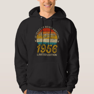 69 års ålder Retro Fantastisk 1956 69:e födelsedag Hoodie