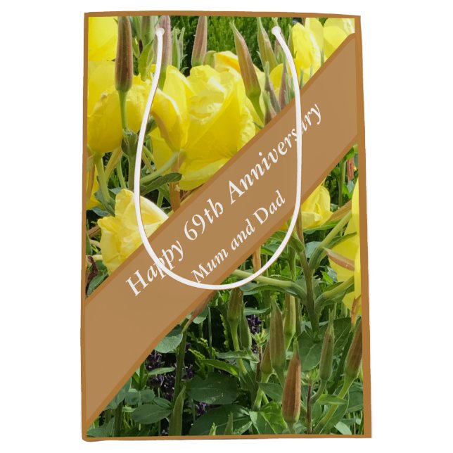 69-årsjubileet Editable Evening Primrose (Framsidan)