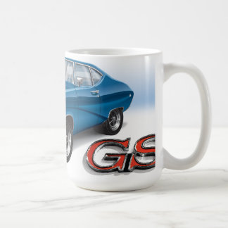 69 Buick GS i blått Kaffemugg