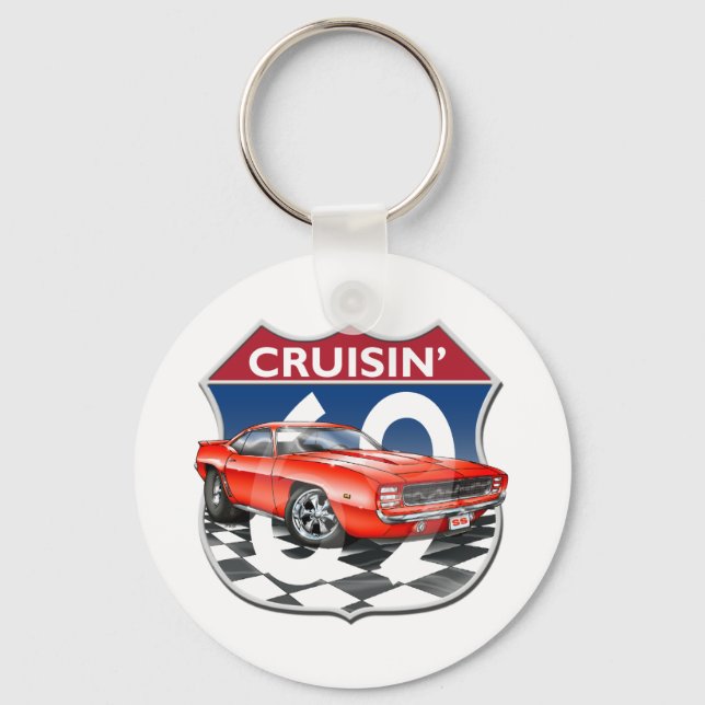 69 Camaro Nyckelring (Framsida)