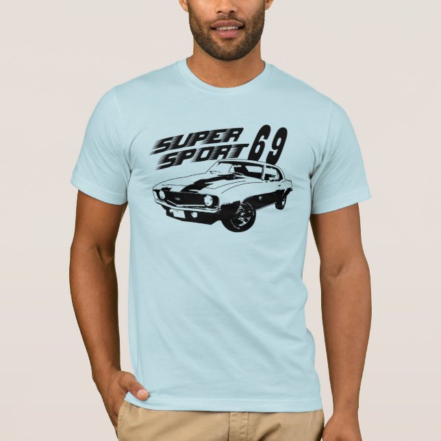 69 Camaro SS grafisk T skjorta Shirt (Framsida)