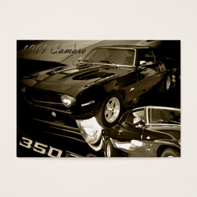 69 Camaro Visitkort (Framsidan)