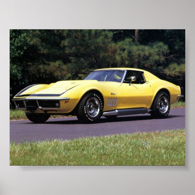 69 Covette Stingray Poster (Framsidan)