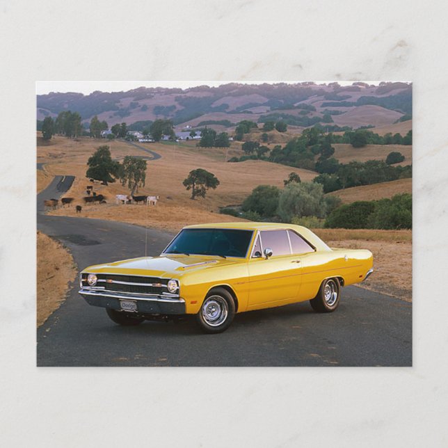 69' Dodge Dart Vykort (Framsida)