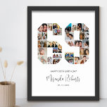 69:e födelsedag nummer 69 Anpassningsbar Fotokolla Poster<br><div class="desc">Fira 69-årsdagen med denna personlig nummer 69 poster fotokollage. Anpassadets gåva är också perfekt för bröllop-årsdagen. Det är ett underbart sätt att visning värdefulla minnen från ditt bröllop och gifta liv. Poster innehåller en samling foton som fångar in dessa speciella ögonblick och kan anpassas med namn, födelsedatum eller årsdatum. Det...</div>