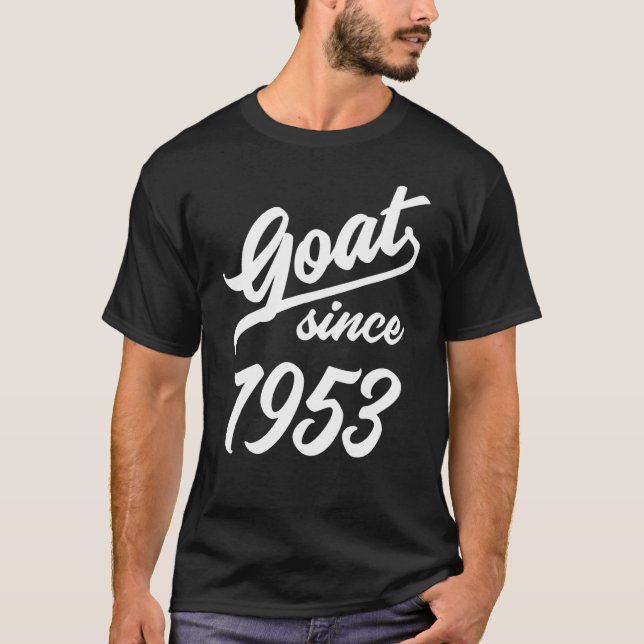 69:e födelsedagen 69 år gammal get sedan 1953 1 t shirt (Framsida)