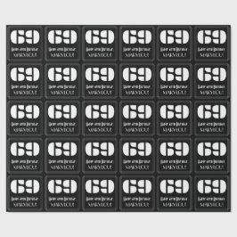 69:e födelsedagen: Art Deco Inspired Titta "69" oc Presentpapper