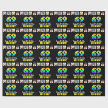 69:e födelsedagen: Regnbåge "69"; Anpassningsbar F