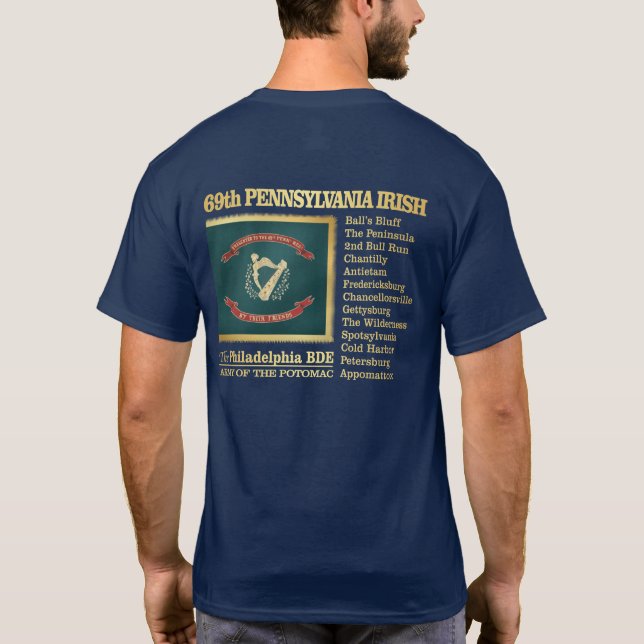 69:e Pennsylvania Irish (BH) Tee Shirt (Baksida)
