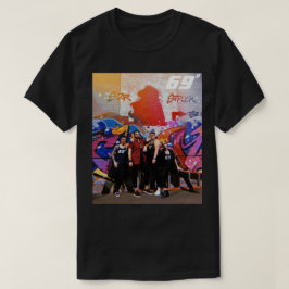 69-gradiga stjärnor - vit Logotyp T Shirt
