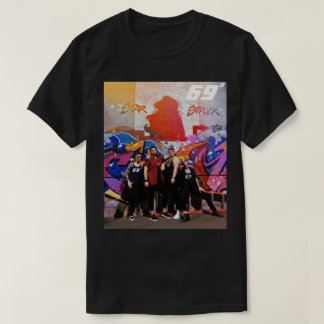 69-gradiga stjärnor - vit Logotyp T Shirt