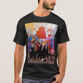 69-gradiga stjärnor - vit Logotyp T Shirt