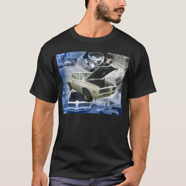 69 GTO-Sjö Scott Stång springa T-shirt (Framsida)