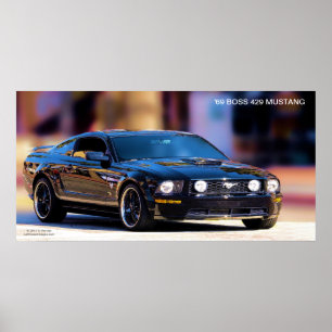 '69 MUSTANGAFFISCH FÖR CHEF 429 POSTER