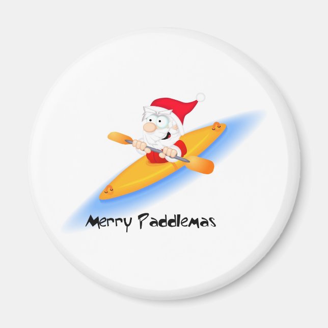 69_Santa_paddler Magnet (Framsidan)