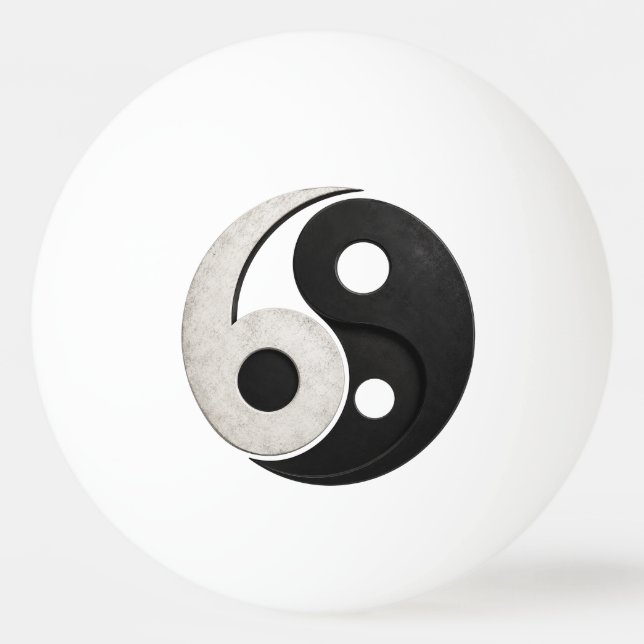69 Yin Yang-symboldesign Pingisboll (Framsidan)