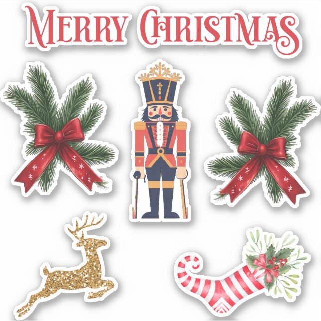 6 01 julklistermärken klistermärken (Framsida)