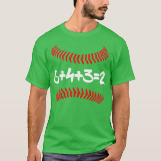 6 4 3 2 Baseball Mamma och Pappa 6432 math T Shirt