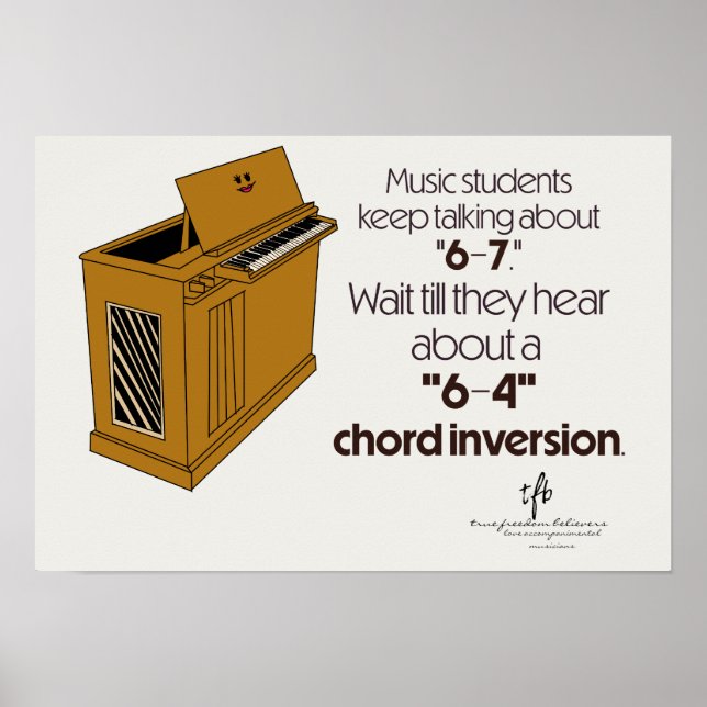 6-4 Chord Inversion SPECIAL Off-White Poster (Framsidan)