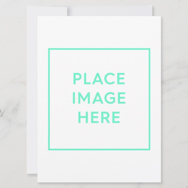 6,5-tums x 8,75-tums platt aviseringskort meddelande (Framsida)