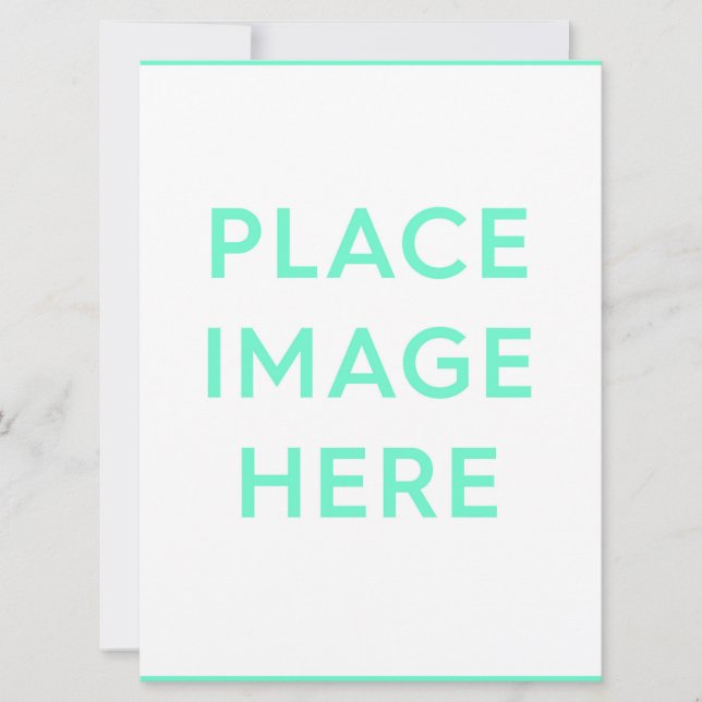 6,5-tums x 8,75-tums platt kort (Framsida)