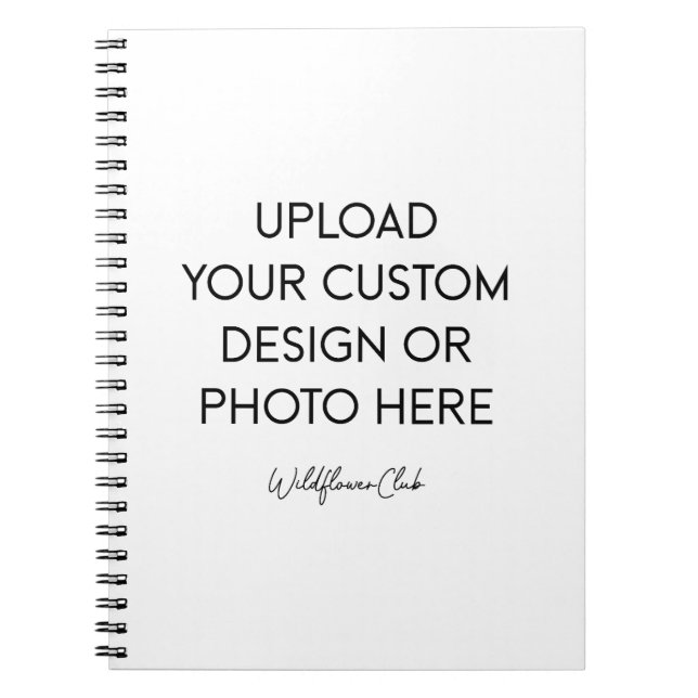 6.5" x 8.75" Spiral Notebook Anteckningsbok (Framsidan)