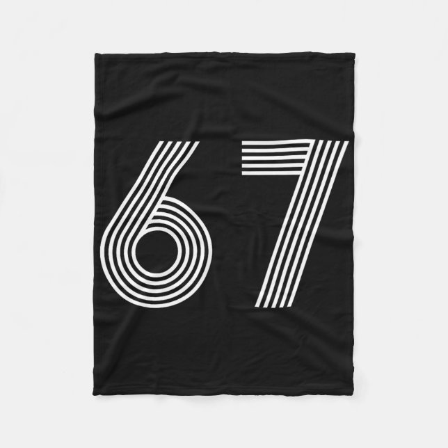 6-67 Minimalistisk design _2  Fleecefilt (Framsidan)