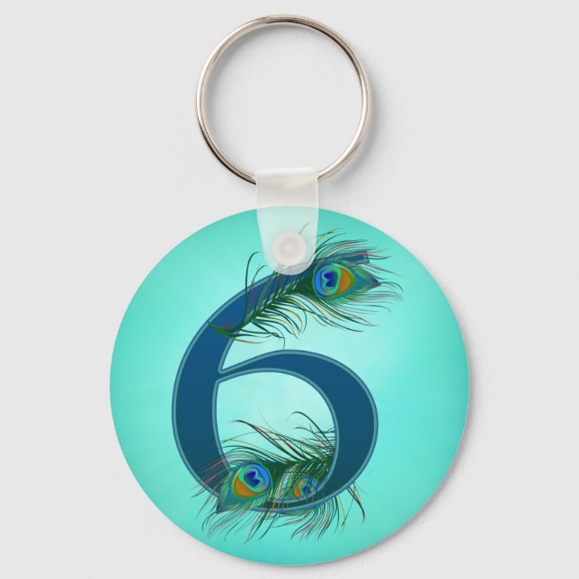 6/6e/6e-årsdag/nummer 6 nyckelring (Framsida)