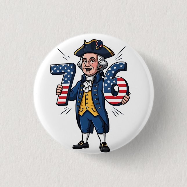 6-7 7-6 George Washington Sex Seven Meme 67 Trend Knapp (Framsida)