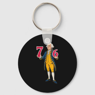 6 7 7 6 George Washington Sex Sju Nyckelring
