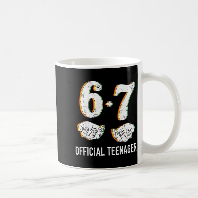 6+7-åriga pojkar och flickor tonåring 13-års födel kaffemugg (Höger)